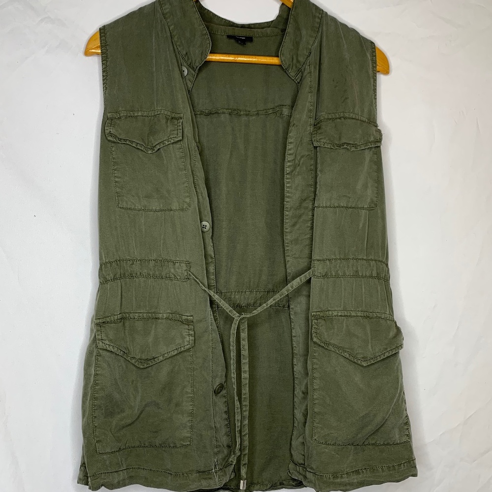 Army Green Casual Vest